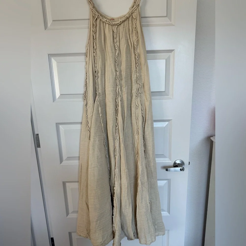 Free People Cream Maxi Dress - Picture 3 of 4
